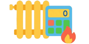 Symbol Rechner für die Effizienz von Heizgeräten