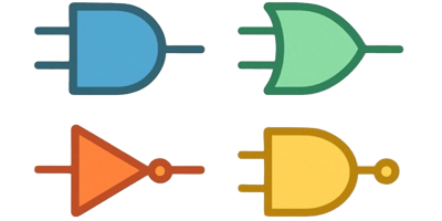 Rechner für logische Gatterzustände Symbol