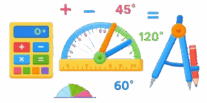 Rechner für Winkelsumme und -differenz symbol