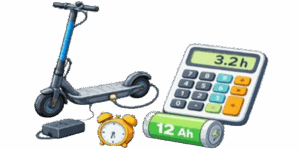 Betriebsdauer eines Elektrorollers