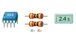 Timer-555-Parameter und Berechnung