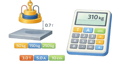 Hubkraft eines Elektromagneten
