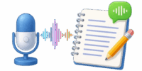 Sprachnotizblock: Online-Spracherkennung pict